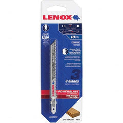 Lenox - Jig Saw Blades Blade Material: Bi-Metal Blade Length (Inch): 4 - Americas Tooling