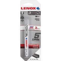 Lenox - Jig Saw Blades Blade Material: Bi-Metal Blade Length (Inch): 3-5/8 - Americas Tooling