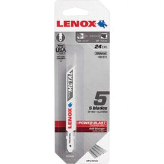 Lenox - Jig Saw Blades Blade Material: Bi-Metal Blade Length (Inch): 3-5/8 - Americas Tooling