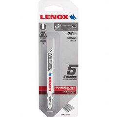 Lenox - Jig Saw Blades Blade Material: Bi-Metal Blade Length (Inch): 3-5/8 - Americas Tooling