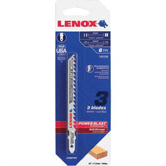 Lenox - Jig Saw Blades Blade Material: Bi-Metal Blade Length (Inch): 4 - Americas Tooling