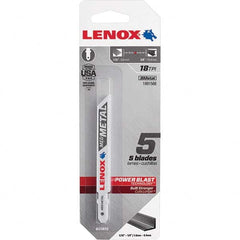 Lenox - Jig Saw Blades Blade Material: Bi-Metal Blade Length (Inch): 3-5/8 - Americas Tooling