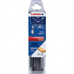 Lenox - Jig Saw Blades Blade Material: Bi-Metal Blade Length (Inch): 4 - Americas Tooling