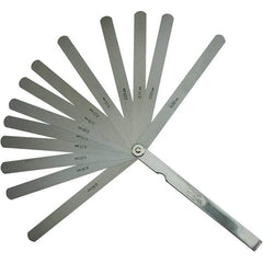 Mitutoyo - Feeler Gages   Thickness (mm): 0.5000    Leaf Length (mm): 150.00 - Americas Tooling