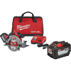 Milwaukee Tool - 18 Volt, 7-1/4" Blade, Cordless Circular Saw - 5,800 RPM, 1 Lithium-Ion Battery Included - Americas Tooling