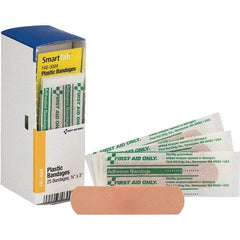 PRO-SAFE - 1-1/2" Long x 1-7/8" Wide, General Purpose Wound Care - White, Plastic Bandage - Americas Tooling