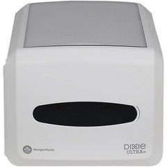 Georgia Pacific - Manual, Plastic Paper Towel Dispenser - 6.6" High x 12.8" Wide x 8-1/5" Deep, 500 Single-Fold, White - Americas Tooling