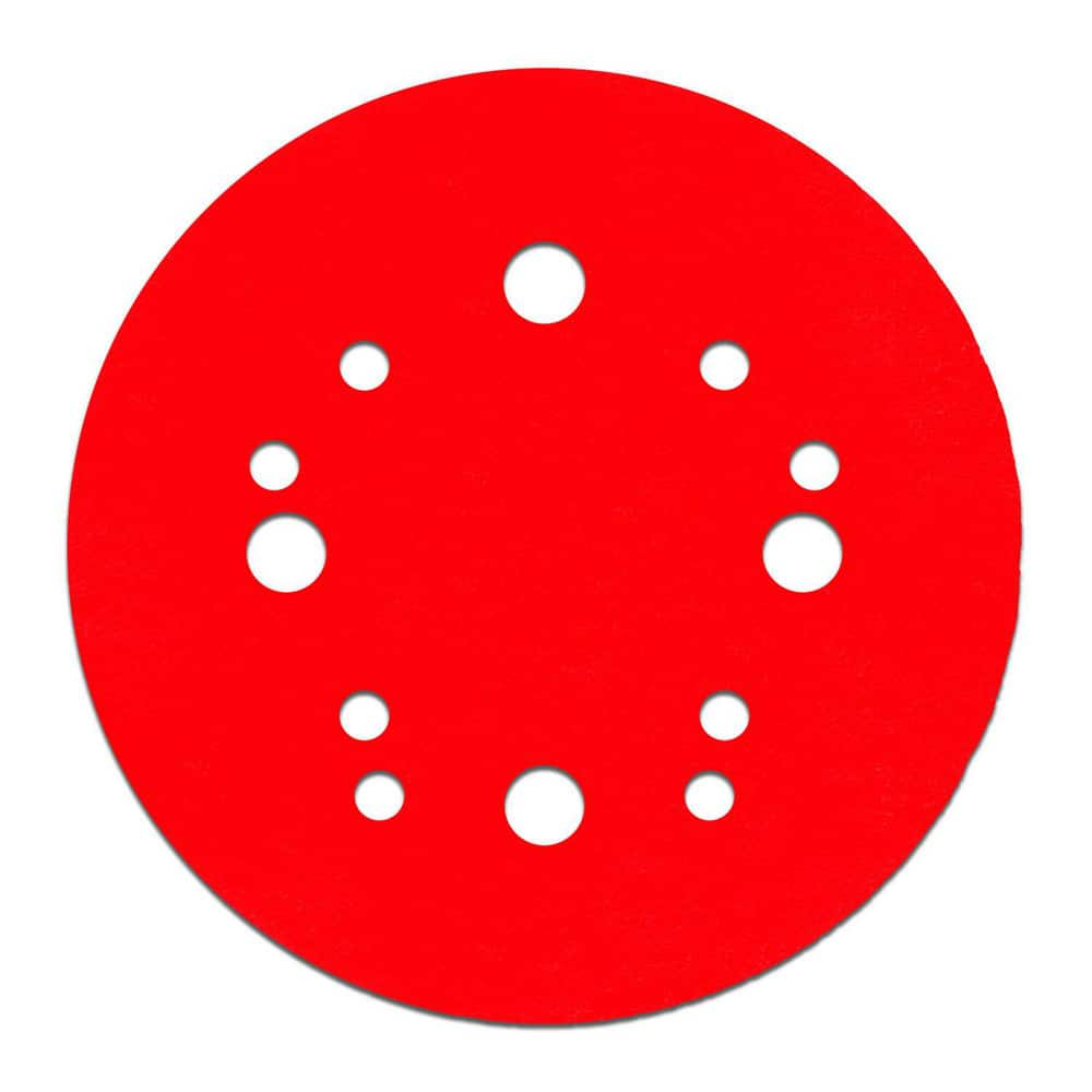 Hook & Loop Discs; Disc Diameter (Decimal Inch): 5; Grade: Fine; Grit: 150; Abrasive Material: Ceramic Blend; Disc Color: Red; Package Quantity: 50; Grit: 150; Grit: 150; Package Quantity: 50