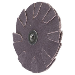 1 1/2″ Aluminum Oxide Overlap Slotted Disc 4-Ply 100 Grit 8–32 Eyelet - Americas Tooling