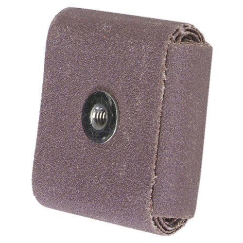 3″ × 3″ × 1/2″ Square Pad 80 Grit 1/4-20 Eyelet Aluminum Oxide - Americas Tooling