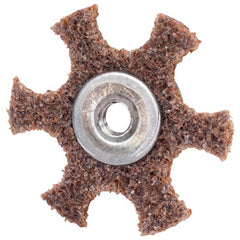 4″ Diameter AG Non Woven Star Coarse Grit 1/4 20 Eyelet AlumInum Oxide - Americas Tooling