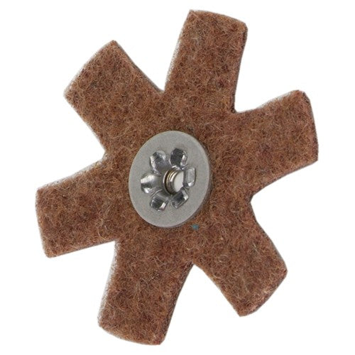 4″ Diameter AG Non Woven Star Coarse Grit 1/4 20 Eyelet AlumInum Oxide - Americas Tooling