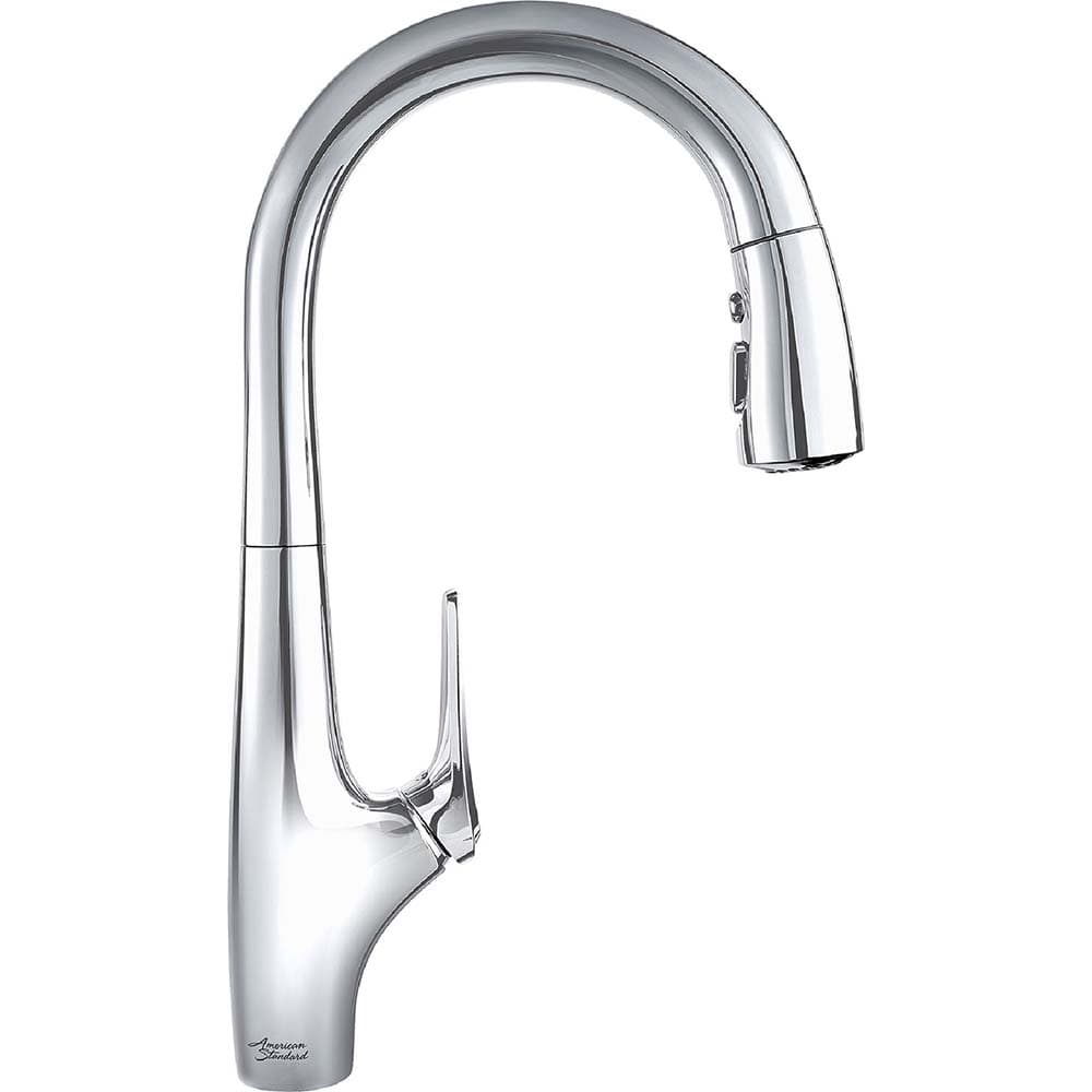 American Standard - Kitchen & Bar Faucets; Type: Pull Down ; Style: Contemporary; Modern; Transitional ; Mount: Deck ; Design: One Handle ; Handle Type: Lever ; Spout Type: High Arc - Exact Industrial Supply