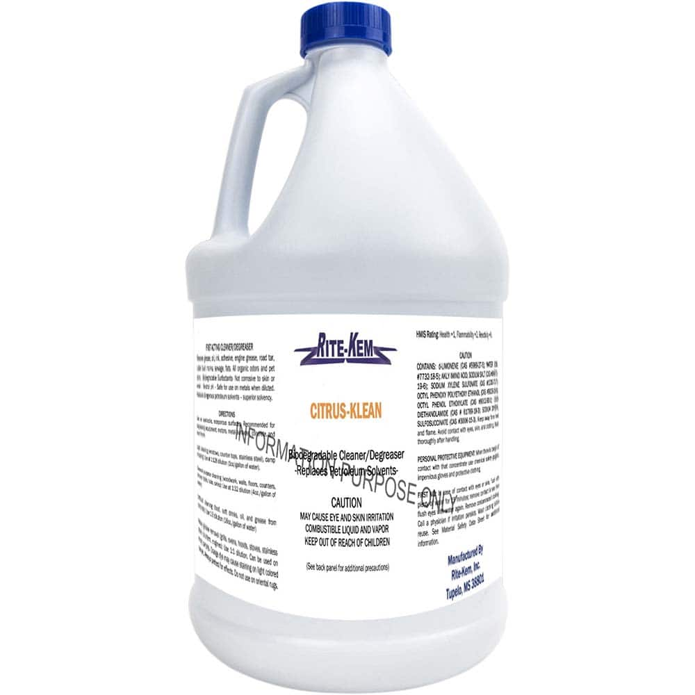 All-Purpose Cleaner: 1 gal Bottle Liquid Concentrate, Citrus Scent