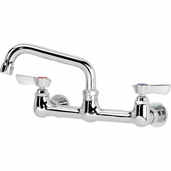 Krowne - Wall Mount, Service Sink Faucet without Spray - Two Handle, Blade Handle, Standard Spout, No Drain - Americas Tooling