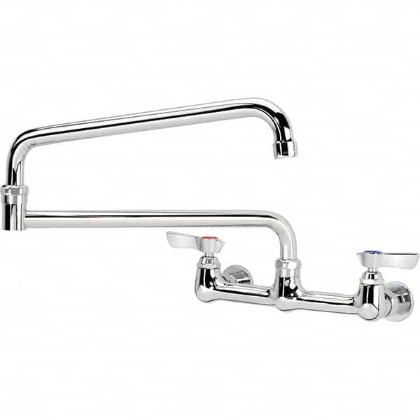 Krowne - Wall Mount, Service Sink Faucet without Spray - Two Handle, Blade Handle, Standard Spout, No Drain - Americas Tooling