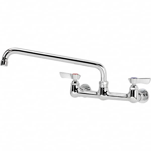 Krowne - Wall Mount, Service Sink Faucet without Spray - Two Handle, Blade Handle, Standard Spout, No Drain - Americas Tooling