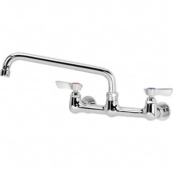 Krowne - Wall Mount, Service Sink Faucet without Spray - Two Handle, Blade Handle, Standard Spout, No Drain - Americas Tooling