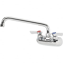 Krowne - Wall Mount, Service Sink Faucet without Spray - Two Handle, Color Coded Handle, Standard Spout, No Drain - Americas Tooling