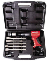 AIRCAT - 3,000 BPM, 2.8 Inch Long Stroke, Air Hammer Kit - 7.16 CFM Air Consumption, 1/4 Inch Inlet - Americas Tooling