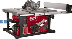 Milwaukee Tool - 8-1/4" Blade Diam, Table Saw - 630 RPM, 22" Table Depth x 22-1/2" Table Width, 18 Volts, 5/8" Arbor - Americas Tooling