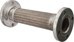 18″ OAL, 3″ ID, 250 Max psi, Flexible Metal Hose Assembly 3″ Fitting, Stainless Steel Fitting, Stainless Steel Hose