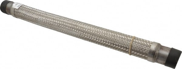 Made in USA - 24" OAL, 1-1/2" ID, 410 Max psi, Flexible Metal Hose Assembly - Americas Tooling