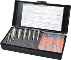 Precision Brand - 1/8 to 3/4 Inch Diameter Shim Punch and Die Set - 1/8, 3/16, 1/4, 5/16, 3/8, 7/16, 1/2, 5/8 and 3/4 Inch Diameter, 9 Piece - Americas Tooling