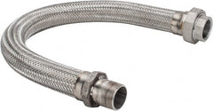 Made in USA - 36" OAL, 1-1/2" ID, 410 Max psi, Flexible Metal Hose Assembly - Americas Tooling