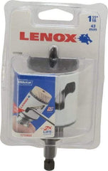 Lenox - 1-11/16" Diam, 1-1/2" Cutting Depth, Hole Saw - Bi-Metal Saw, Toothed Edge - Americas Tooling