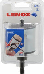 Lenox - 2-1/16" Diam, 1-1/2" Cutting Depth, Hole Saw - Bi-Metal Saw, Toothed Edge - Americas Tooling