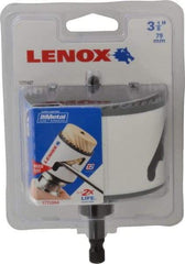 Lenox - 3-1/8" Diam, 1-1/2" Cutting Depth, Hole Saw - Bi-Metal Saw, Toothed Edge - Americas Tooling