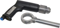 Ingersoll-Rand - 1/2" Keyed Chuck - Pistol Grip Handle, 950 RPM, 19 CFM, 0.5 hp, 90 psi - Americas Tooling