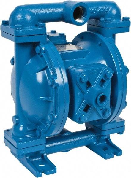 SandPIPER - 1" NPT, Metallic, Air Operated Diaphragm Pump - Santoprene Diaphragm, Aluminum Housing - Americas Tooling