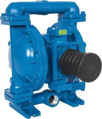 SandPIPER - 1" NPT, Metallic, Air Operated Diaphragm Pump - Buna-N Diaphragm, Aluminum Housing - Americas Tooling