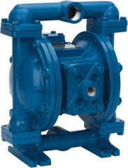 SandPIPER - 1" NPT, Metallic, Air Operated Diaphragm Pump - PTFE Diaphragm, Aluminum Housing - Americas Tooling