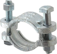 Dixon Valve & Coupling - 1-3/4 to 2-3/64" OD, Double Bolt Iron Clamp - Plated Malleable Iron - Americas Tooling