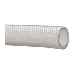 Made in USA - 1" ID x 1-3/8" OD, 3/16" Wall Thickness, Cut to Length (100' Standard Length) PVC Tube - Clear, 110 Max psi, 80 Shore A Hardness - Americas Tooling