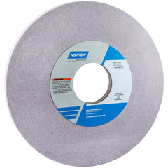 Norton - 12" Diam x 3" Hole x 1/2" Thick, K Hardness, 80 Grit Surface Grinding Wheel - Americas Tooling