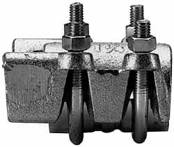 Campbell Fittings - 1-1/2" Hose, Interlocking U-Bolt Clamp - Plated Steel - Americas Tooling