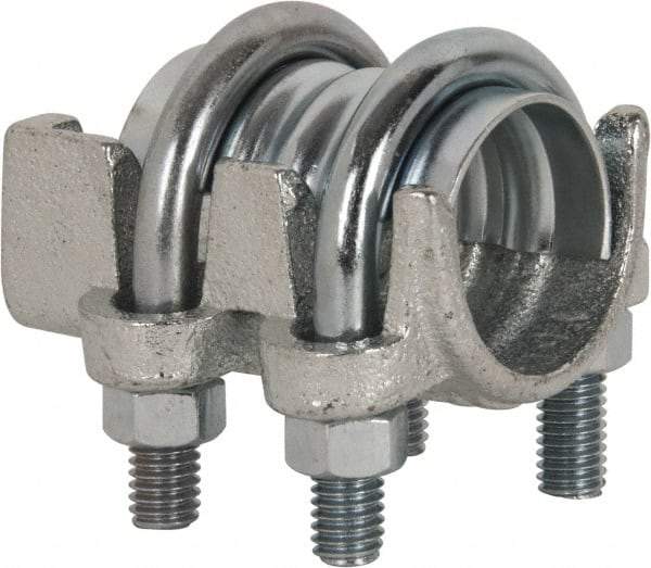 Campbell Fittings - 1" Hose, Interlocking U-Bolt Clamp - Plated Steel - Americas Tooling