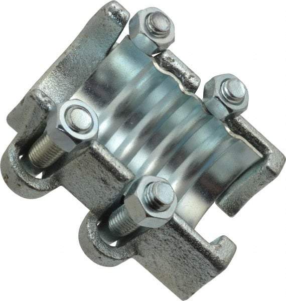 Campbell Fittings - 1-1/2" Hose, Interlocking U-Bolt Clamp - Plated Steel - Americas Tooling