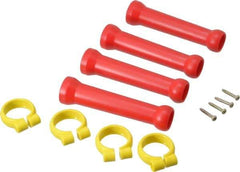 Value Collection - 1/2" Hose Inside Diam, Coolant Hose Extension Element Kit - Includes (4) 1/2" Element Clamps, (4) 1/2" Extension Elements, for Use with Snap Together Hose System, 8 Pieces - Americas Tooling