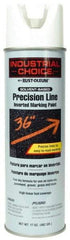 Rust-Oleum - 17 fl oz White Marking Paint - 600' to 700' Coverage at 1" Wide, Solvent-Based Formula - Americas Tooling