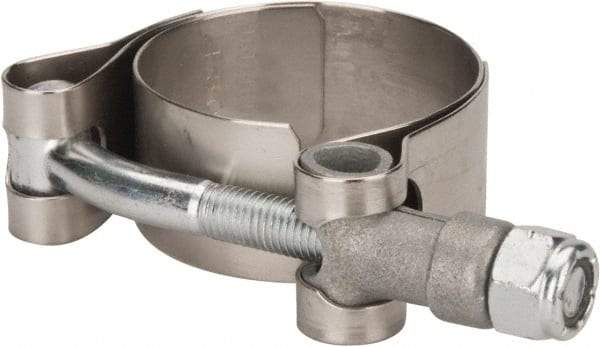 Campbell Fittings - 1-1/2" Hose, 3/4" Wide x 0.025" Thick, T-Bolt Band Clamp - Stainless Steel - Americas Tooling