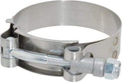 Campbell Fittings - 2-1/2" Hose, 3/4" Wide x 0.025" Thick, T-Bolt Band Clamp - Stainless Steel - Americas Tooling