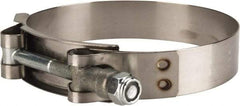 Campbell Fittings - 3-1/2" Hose, 3/4" Wide x 0.025" Thick, T-Bolt Band Clamp - Stainless Steel - Americas Tooling