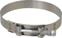 Campbell Fittings - 4-3/4" Hose, 3/4" Wide x 0.025" Thick, T-Bolt Band Clamp - Stainless Steel - Americas Tooling