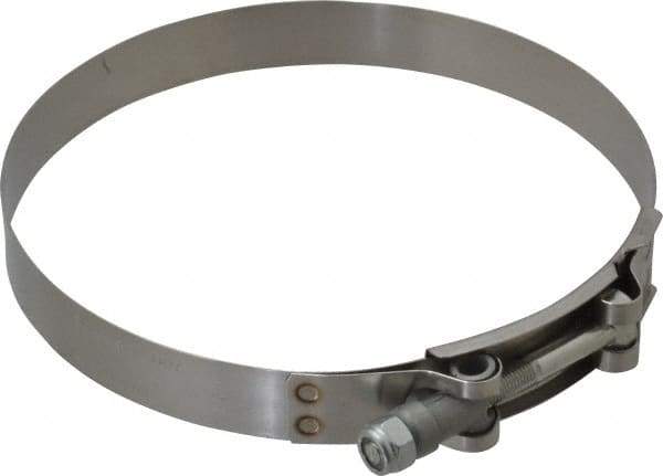 Campbell Fittings - 5-3/4" Hose, 3/4" Wide x 0.025" Thick, T-Bolt Band Clamp - Stainless Steel - Americas Tooling