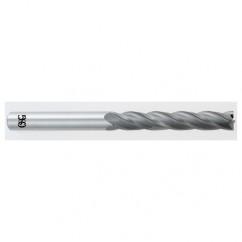 3/8 Dia. x 4 Overall Length 4-Flute Square End Solid Carbide SE End Mill-Round Shank-Center Cutting-Uncoated - Americas Tooling